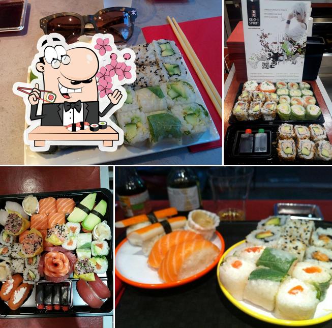 Les sushi sont offerts par Sushi Spirit