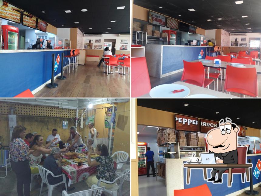 O interior do Rock Pizza - Ipsep