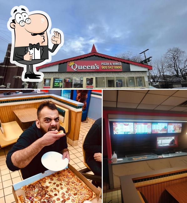 Queen's Pizza & Wings, 716 Main St E in Hamilton Restaurant menu and reviews