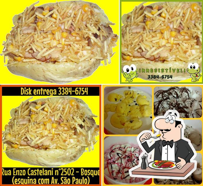 Aki Tem + Batata Recheada, Porções e Bebidas