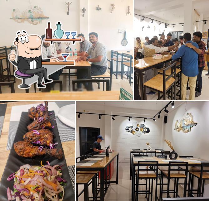 The interior of Biryani hub by Food fusion