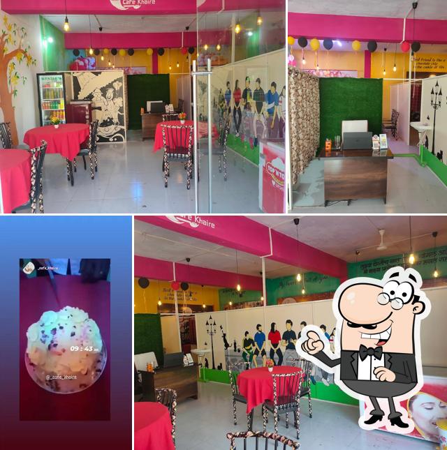 The interior of Cafe khaire
