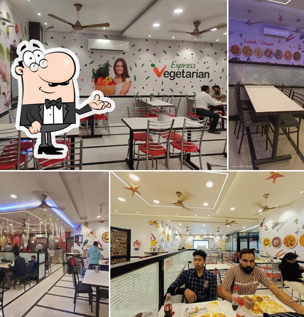 The interior of Express Vegetarian
