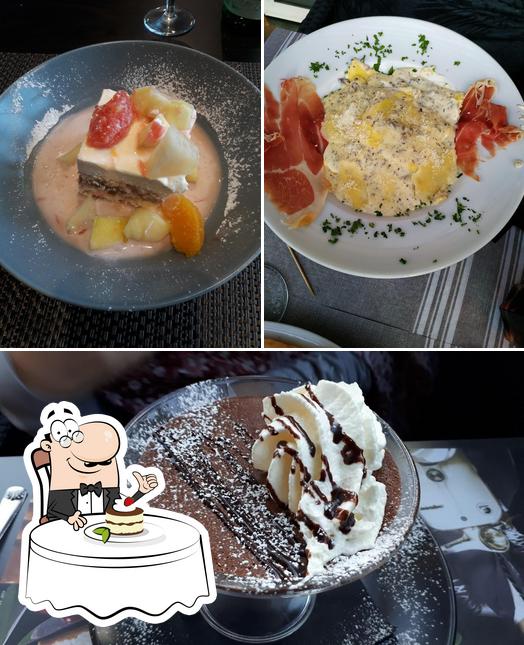 Grazie pizza italienne au feu de bois propose un nombre de desserts