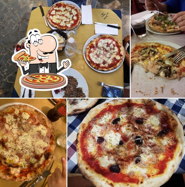 Scegli una pizza a Villa Angelo Musco