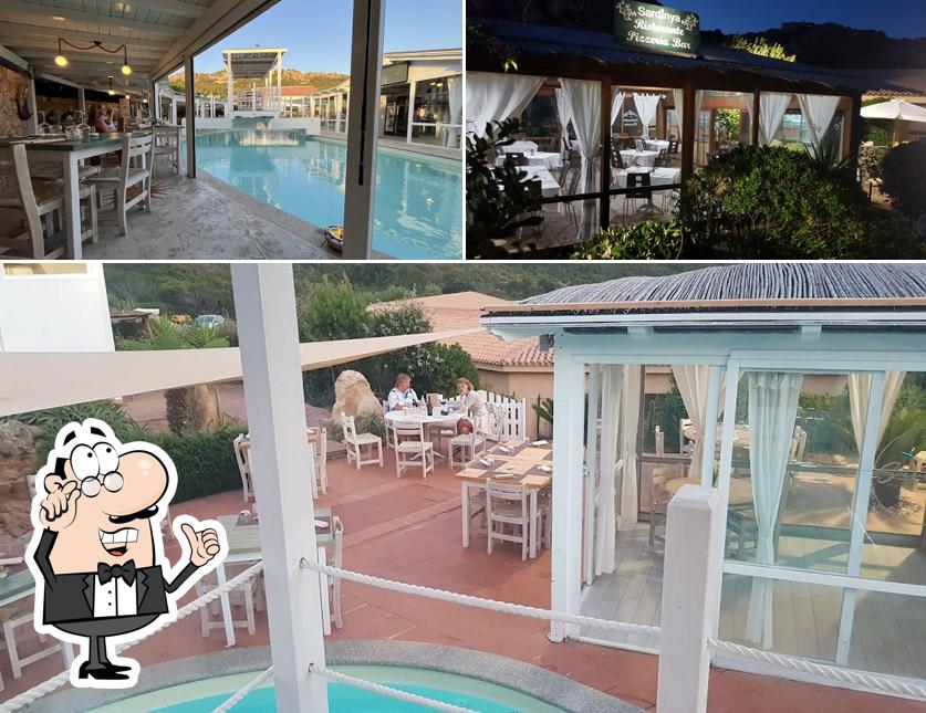 La interni e esterno del ristorante
