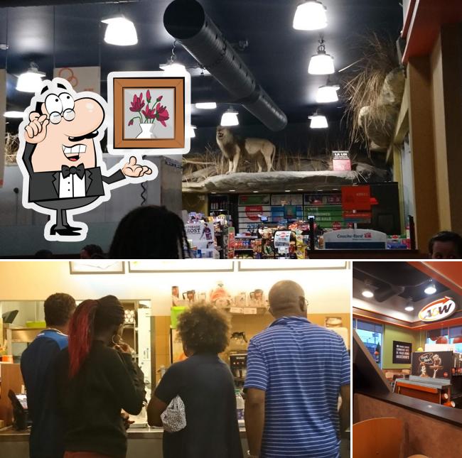 El interior de A&W Canada