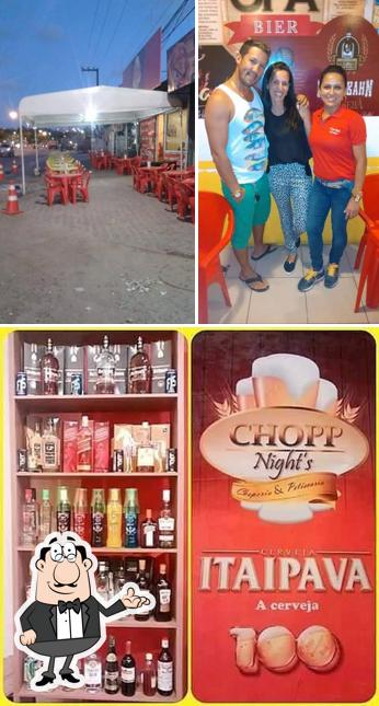 O interior do Chopp Night's