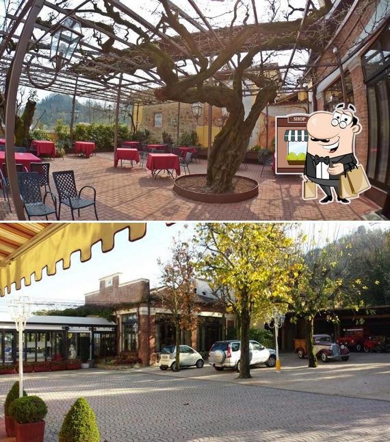 L'area esterna è una caratteristica importante di Antica Trattoria Ballotta