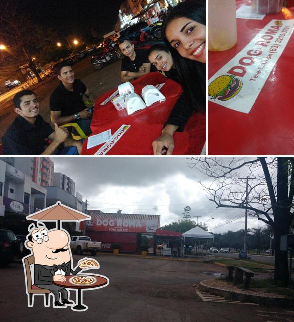 O exterior do Dog Roma