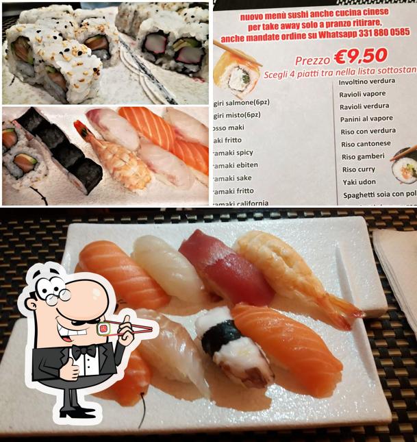 Ordina le varie opzioni di sushi