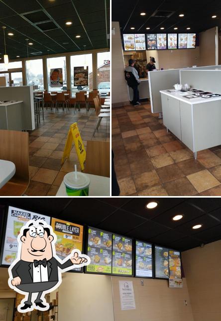 L'intérieur de Taco Bell