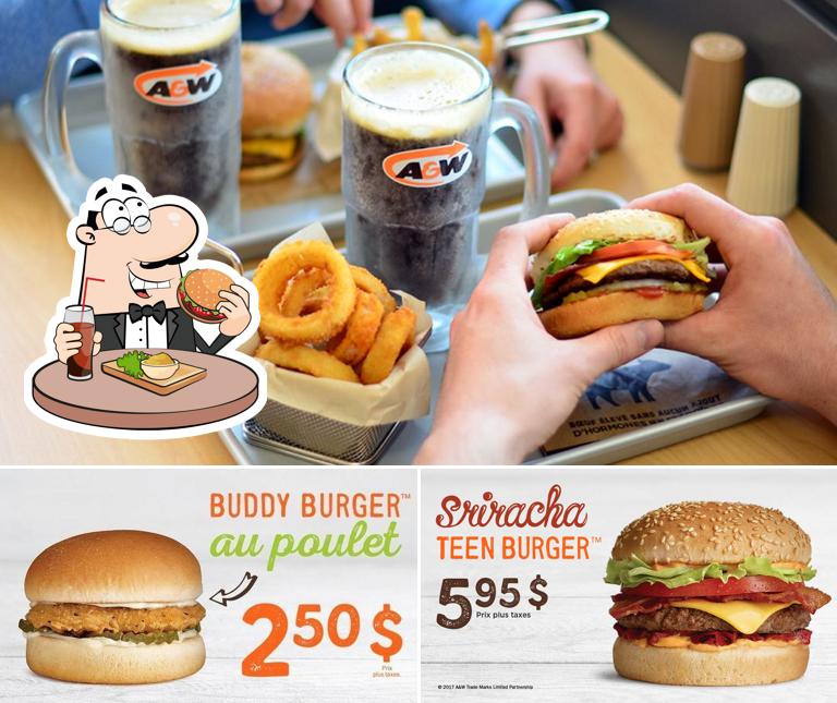 A&W Canada’s burgers will suit a variety of tastes