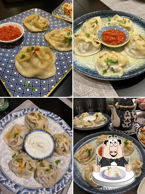 Empanadillas chinas en EdeNova Restaurant Barcelona