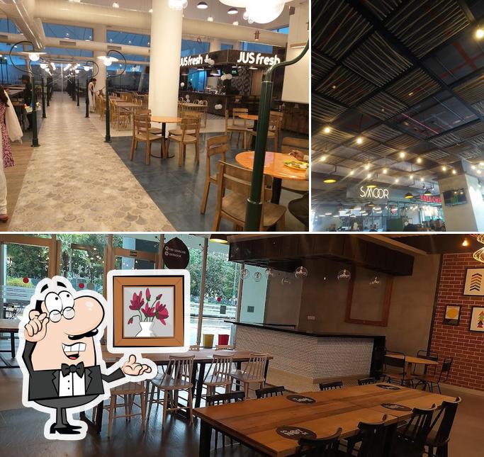 This is the photo showing interior and exterior at Adyar Ananda Bhavan - A2B