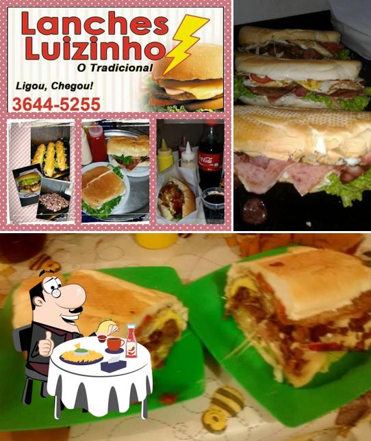 Consiga um hambúrguer no Luizinho Lanches