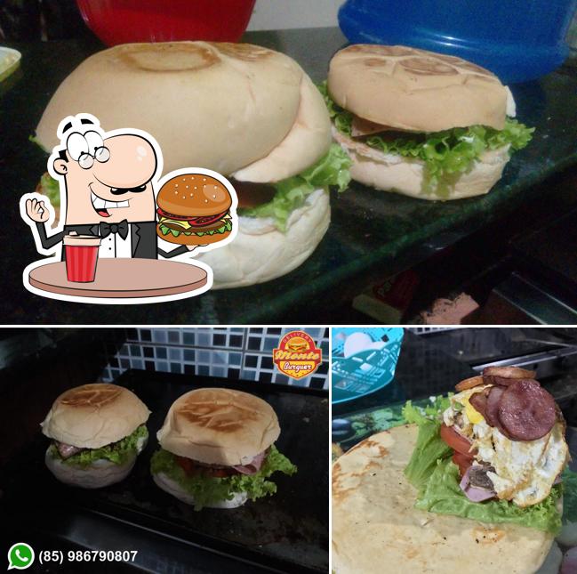 Experimente um hambúrguer no Monte Burguer Delivery