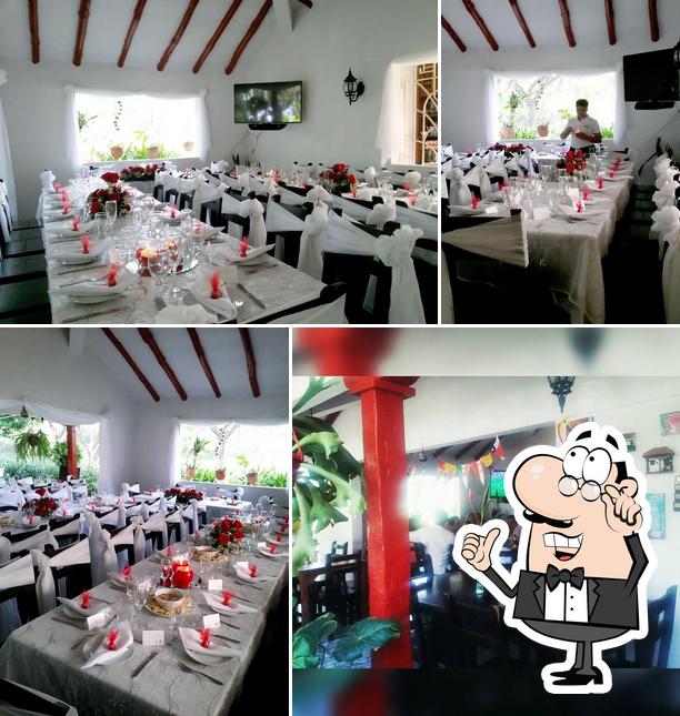 The interior of Restaurante El Rancho Campestre