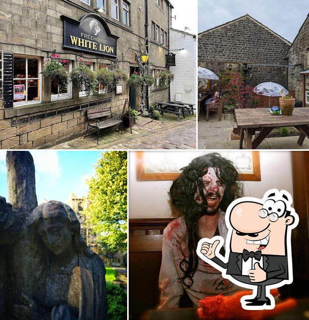 Here's an image of The White Lion, Heptonstall