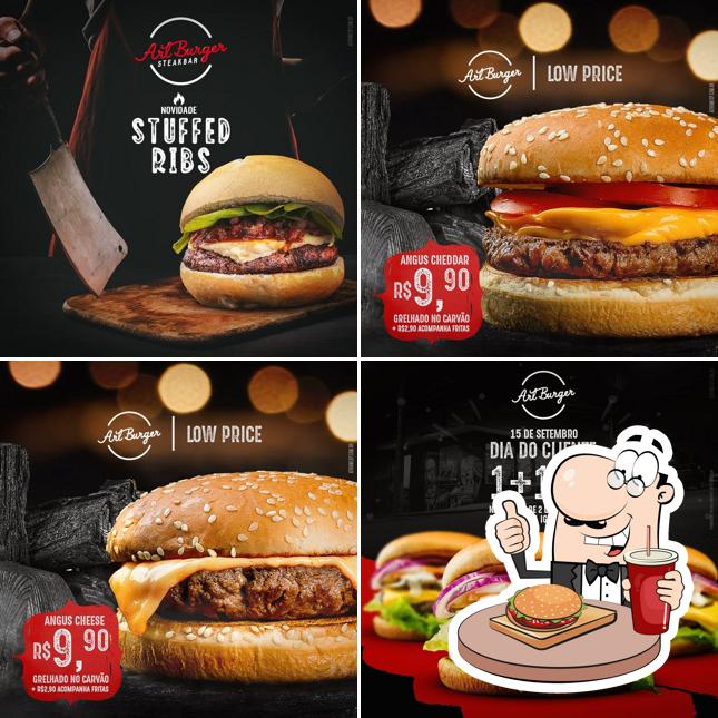 Os hambúrgueres do Art Burger irão satisfazer diferentes gostos