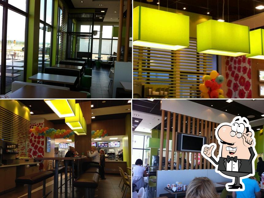 The interior of McDonald's Hedemora