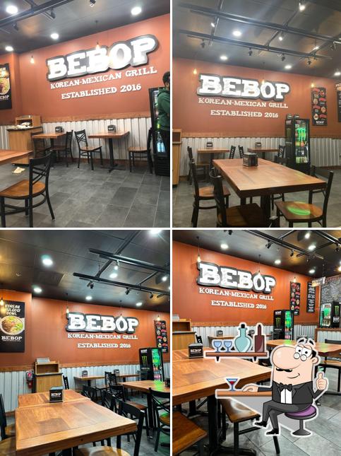 The interior of Bebop Korean-Mexican Grill