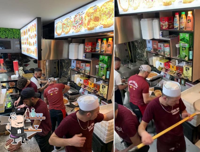 L'intérieur de İstanbul Rocca Türkish pizza kebap gril