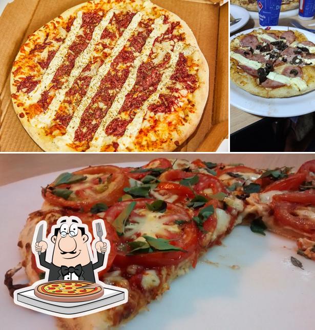 Escolha pizza no Domino's Pizza - Sudoeste