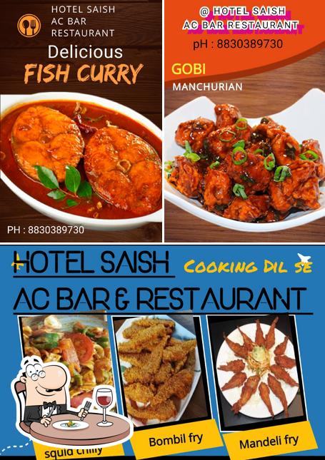 Food at SAISH BAR AND RESTAURANT