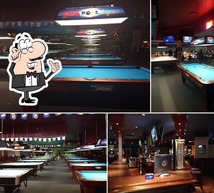 Shooters snooker and billiard parlour in Toronto Restaurant menu and