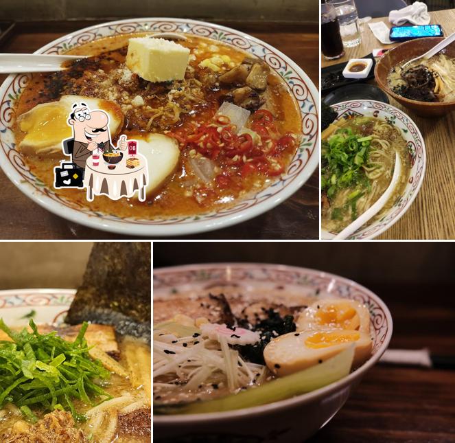 Sopa ramen en Agara Ramen Legarda Branch