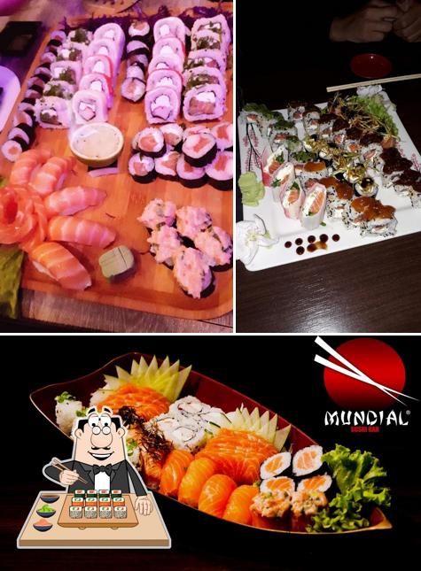 Try out various sushi options