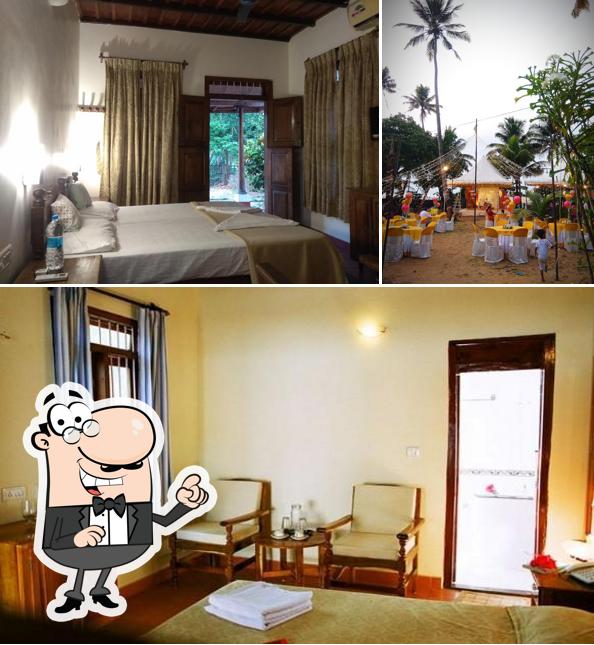 The interior of Sambodhi Yoga Retreat