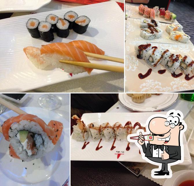 Scegli le diverse opzioni di sushi