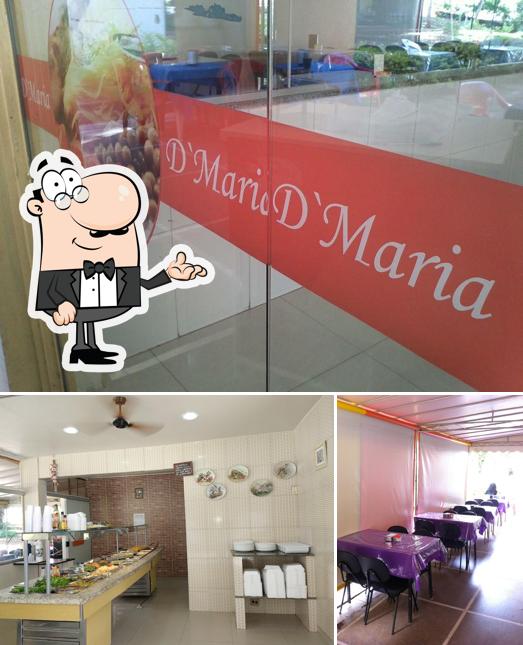 O interior do Restaurante Da Maria