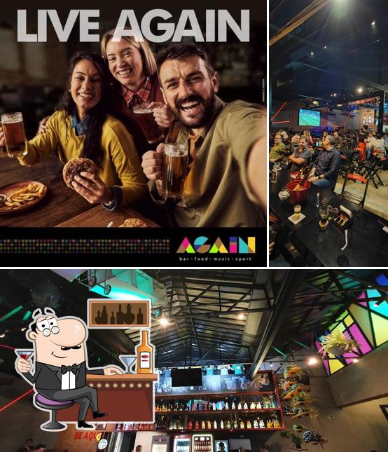 Again Bar food Music Sport