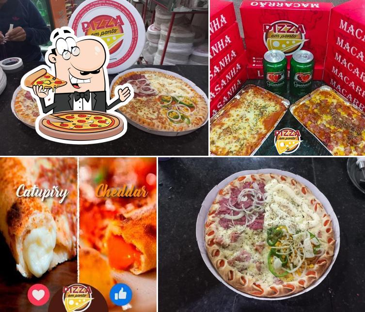 Escolha diversos estilos de pizza