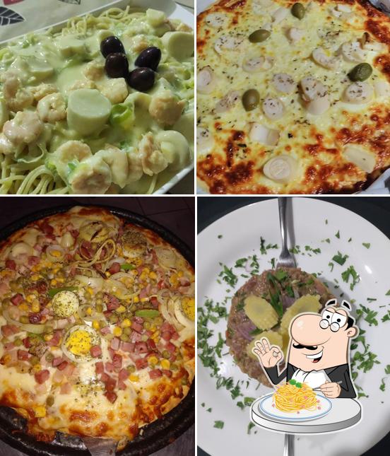 Espaguete carbonara em Bico Fino
