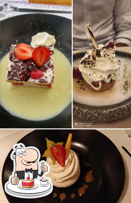 Le Gavroche Blaye Restaurant / Brasserie sert une sélection de desserts