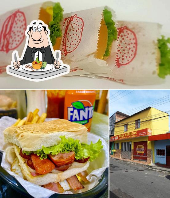 A foto do Mega Burgers - Pizzaria e Lanchonete’s comida e exterior