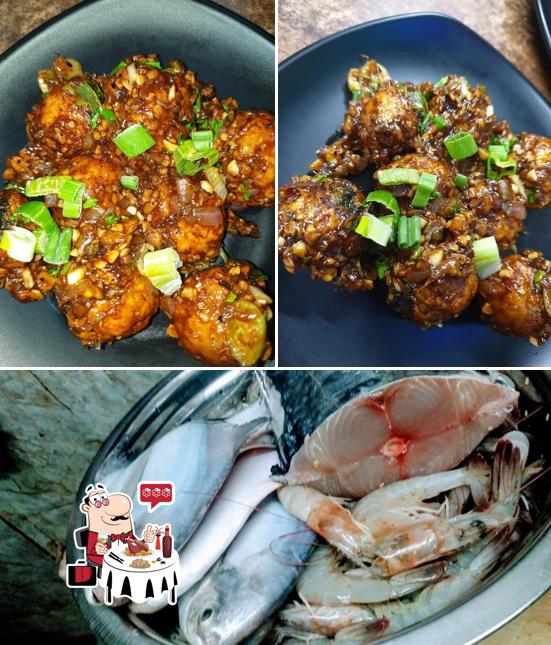 Try out seafood at Global Kitchen