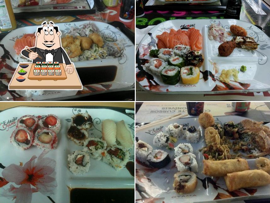 No Hot And Roll, você pode tentar sushi