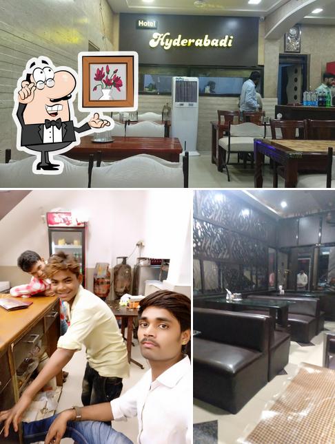 The interior of Hotel Hyderabadi