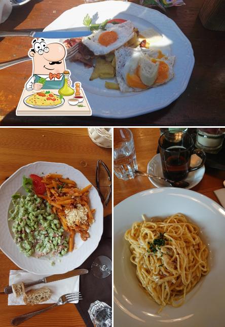 Еда в "Rifugio Malga Saraghes"