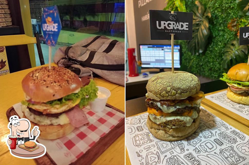Os hambúrgueres do Upgrade Gastrobar irão satisfazer diferentes gostos
