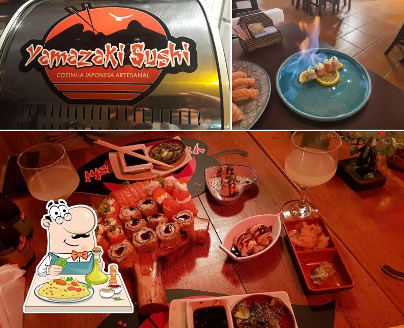 Comida em Yamazaki Sushi