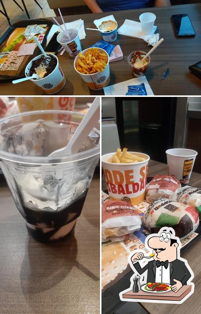 Comida em Burger King