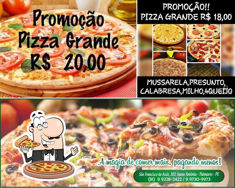 Peça pizza no Magia da Pizza Palmares