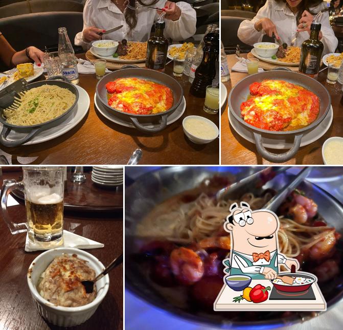 Paella em Coco Bambu Haddock Lobo