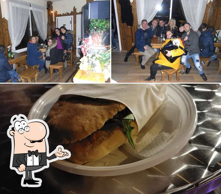 La interni e cittadini del ristorante